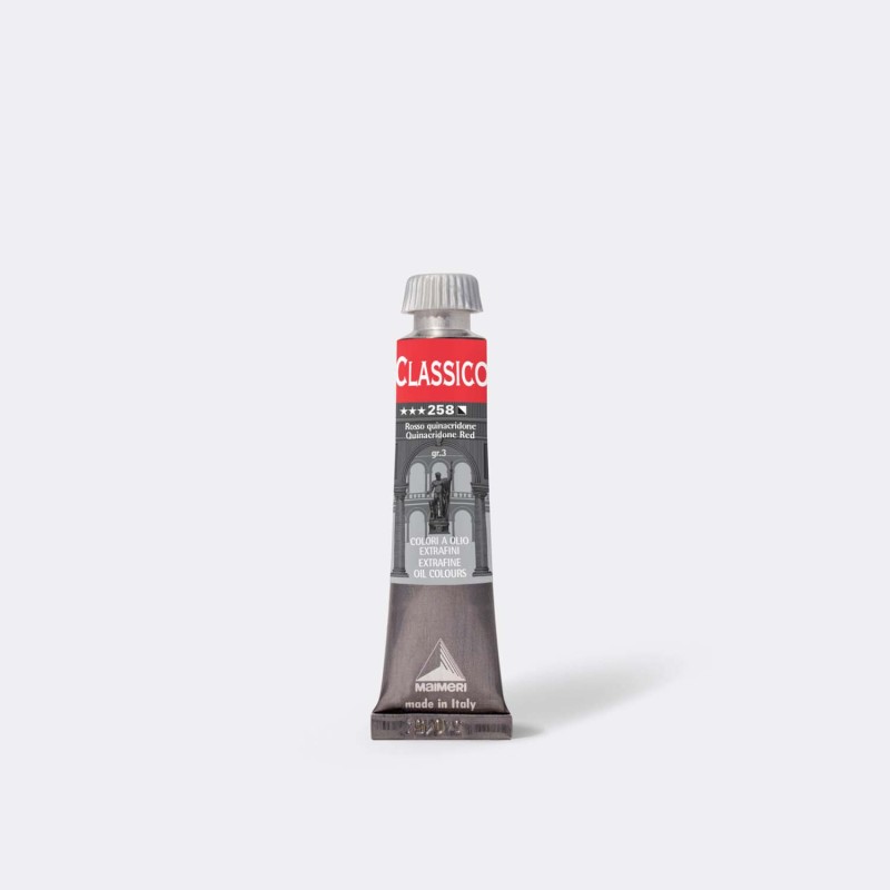 Maimeri Classico colore a olio extrafine Rosso quinacridone 20 ml M0302258 Maimeri Classico colore a olio extrafine Rosso quinacridone 20 ml M0302258