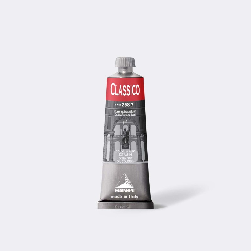 Maimeri Classico colore a olio extrafine Rosso quinacridone 60 ml M0306258 Maimeri Classico colore a olio extrafine Rosso quinacridone 60 ml M0306258