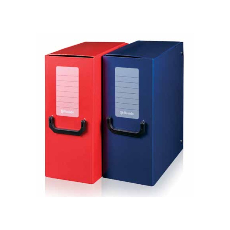 Brefiocart scatola d'archivio Resisto con maniglia dorso 12 cm blu 020M4000/BL Brefiocart scatola d'archivio Resisto con maniglia dorso 12 cm blu 020M4000/BL