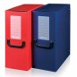 Brefiocart scatola d'archivio Resisto con maniglia dorso 16 cm blu 020M4001/BL