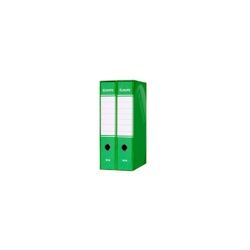 ARCA registratore d'archivio con custodia protocollo dorso 5 cm verde EUROPE 7004 ARCA registratore d'archivio con custodia protocollo dorso 5 cm verde EUROPE 7004