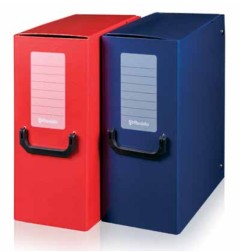 1 - SCATOLA ARCHIVIO D.16 -RESISTO- ROSSO C/MANIGLIA 25x35 020M4001/RO