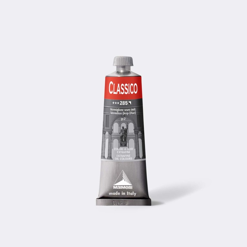 Maimeri Classico colore a olio extrafine Vermiglione scuro imitazione 60 ml M0306285 Maimeri Classico colore a olio extrafine Vermiglione scuro imitazione 60 ml M0306285