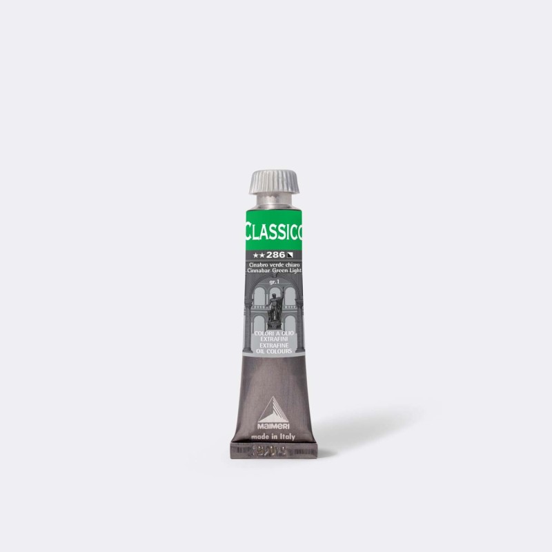 Maimeri Classico colore a olio extrafine Cinabro verde chiaro 20 ml M0302286 Maimeri Classico colore a olio extrafine Cinabro verde chiaro 20 ml M0302286