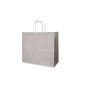 Carpad shopper in carta tortora 32+13x28 cm maniglia ritorta 50 pezzi ref.269 Carpad shopper in carta tortora 32+13x28 cm maniglia ritorta 50 pezzi ref.269