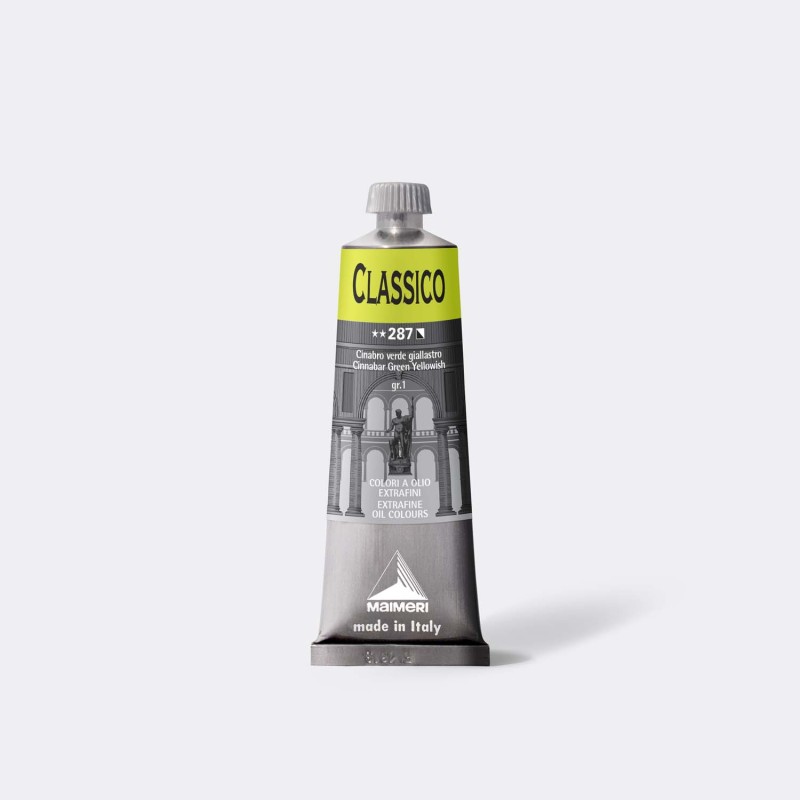 Maimeri Classico colore a olio extrafine Cinabro verde giallastro 60 ml M0306287 Maimeri Classico colore a olio extrafine Cinabro verde giallastro 60 ml M0306287