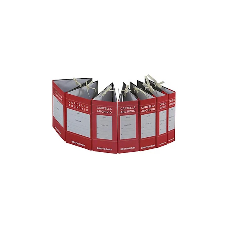 Brefiocart faldone d'archivio con lacci in cartone dorso 12 cm Brefiocart faldone d'archivio con lacci in cartone dorso 12 cm