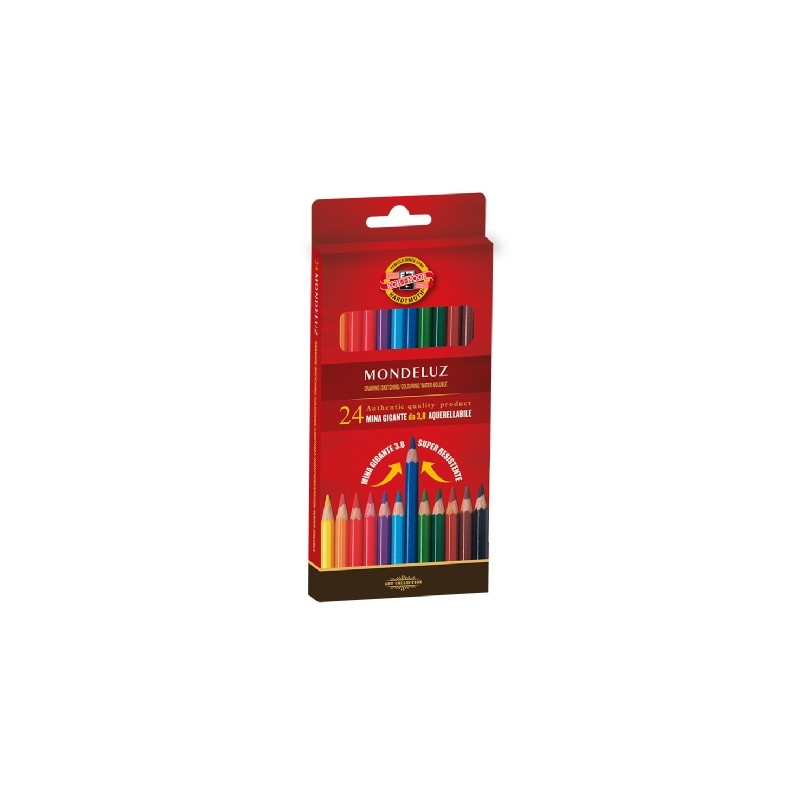 PASTELLI K-I-N ACQUARELLABILI MONDELUZ DA 24 H2140N