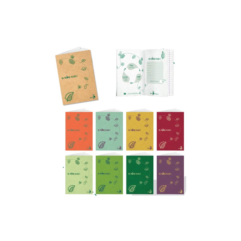 BE MORE Planet quaderno Maxi A4 5M 20+1 fogli 80 g