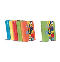 1 - FAVINI  250 fogli Carta per fotocopie colore salmone A4 160 gr103