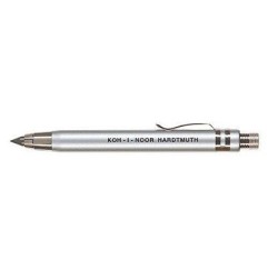 1 - KOH-I-NOOR Portamine 5,6MM Kin in metallo satinato + astuccio trasparente H5359