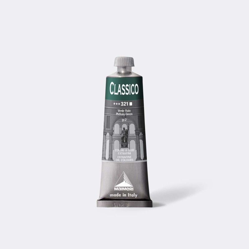 Maimeri Classico colore a olio extrafine Verde ftalo 60 ml M0306321 Maimeri Classico colore a olio extrafine Verde ftalo 60 ml M0306321