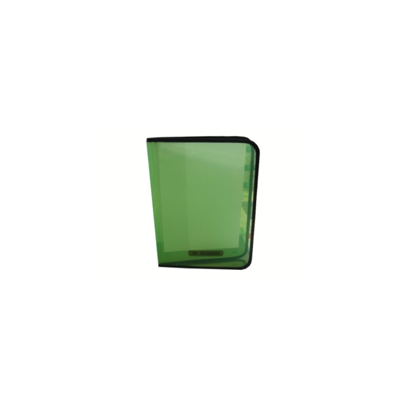Portadocumenti Lebez «In Evidenza» in plastica semitrasparente, colore verde - 2517 Portadocumenti Lebez «In Evidenza» in plastica semitrasparente, colore verde - 2517