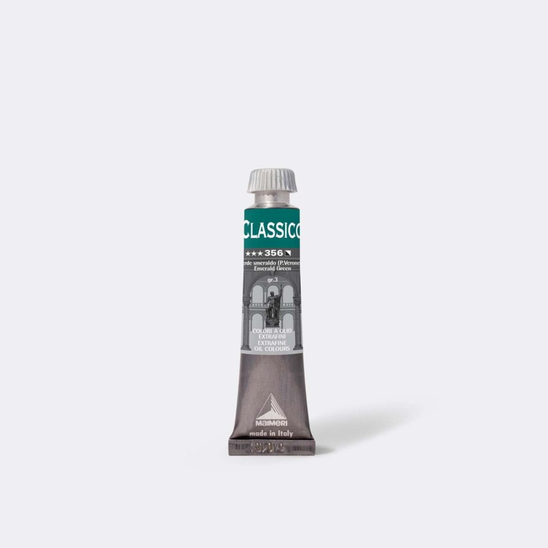 Maimeri Classico colore a olio extrafine Verde smeraldo (P.Veronese) 20 ml M0302356 Maimeri Classico colore a olio extrafine Verde smeraldo (P.Veronese) 20 ml M0302356