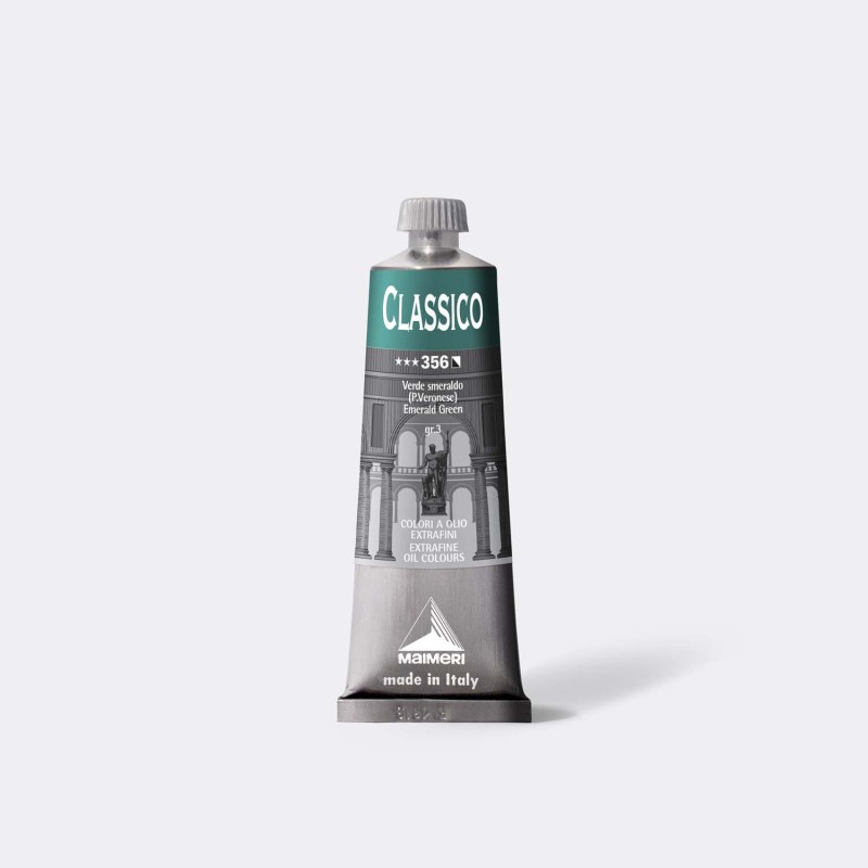 Maimeri Classico colore a olio extrafine Verde smeraldo (P.Veronese) 60 ml M0306356 Maimeri Classico colore a olio extrafine Verde smeraldo (P.Veronese) 60 ml M0306356