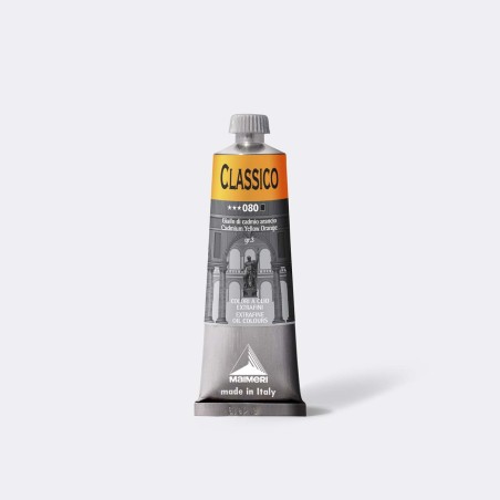 1 - TEMPERA OLIO MAIMERI CLASSICO 60ml GIALLO DI CADMIO ARANCIO M0306080