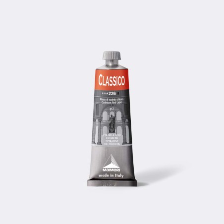 1 - TEMPERA OLIO MAIMERI CLASSICO 60ml ROSSO CADMIO CHIARO M0306226