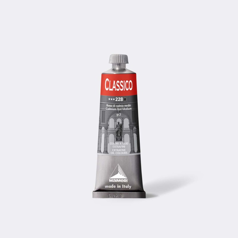 Maimeri Classico colore a olio extrafine Rosso di cadmio medio 60 ml M0306228 Maimeri Classico colore a olio extrafine Rosso di cadmio medio 60 ml M0306228