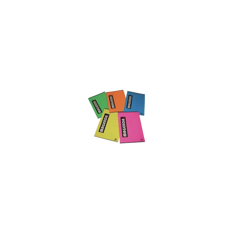 MAGENDA Conf.10 pz Quaderno MONOCOLORE A5 Rig.C 24+1 fogli 90 gr