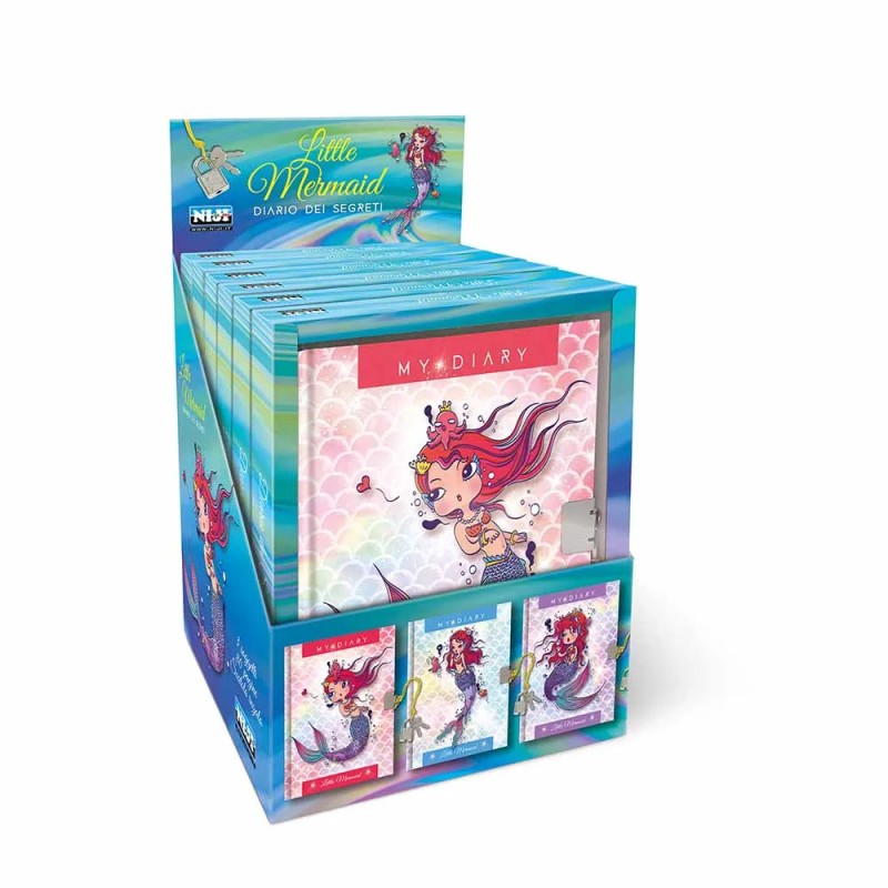 Diario segreto Niji Little Mermaid 80 pagine - 80938