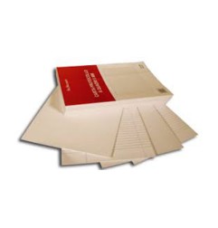 1 - SABACART Carta protocollo 4 mm 60GR Saba 400 fogli