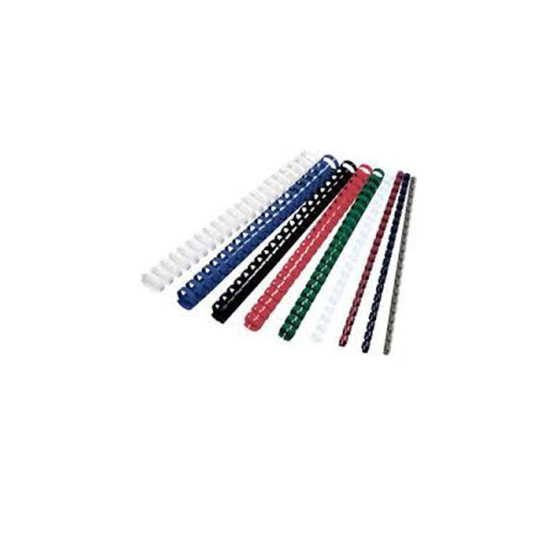 18 pezzi Dorsi spirale rilegafogli 51 mm colore blu 38/031-2 18 pezzi Dorsi spirale rilegafogli 51 mm colore blu 38/031-2