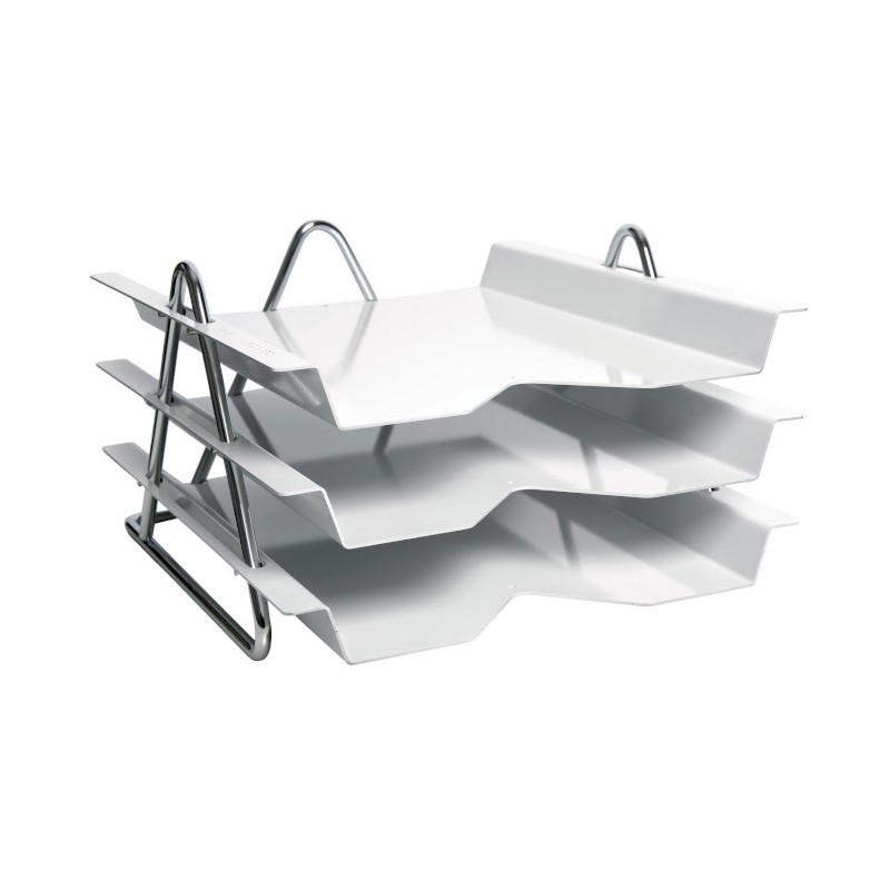 Zenith portacorrispondenza a 3 vaschette 830 bianco Zenith portacorrispondenza a 3 vaschette 830 bianco