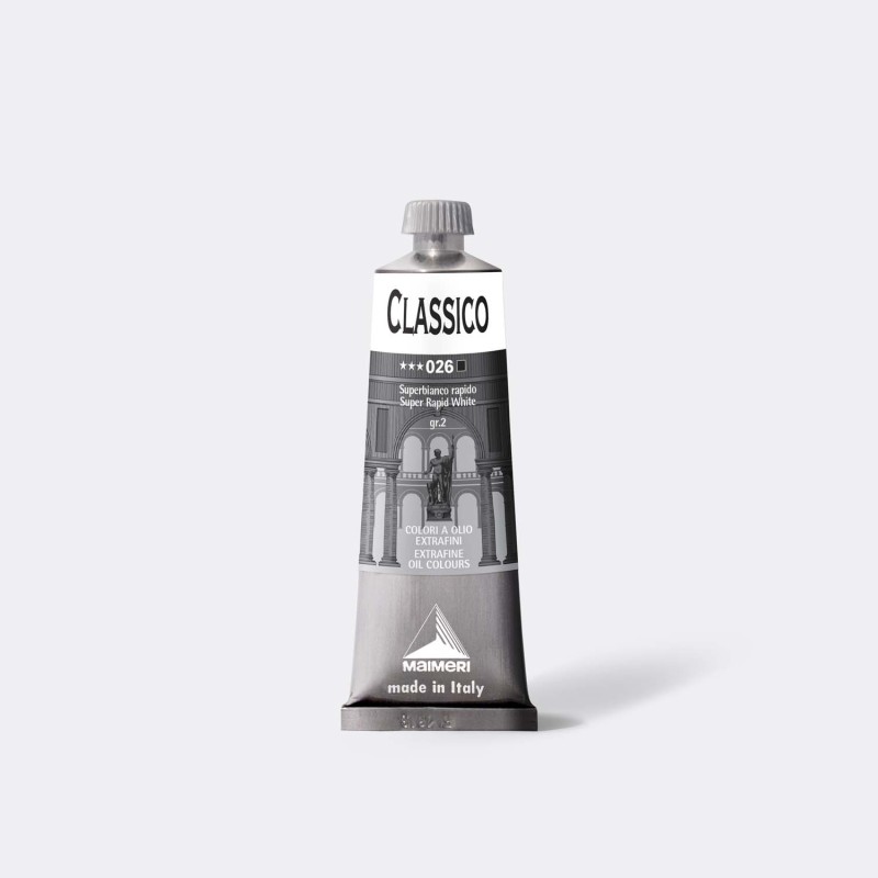 Maimeri Classico colore a olio extrafine Superbianco rapido 60 ml M0306026 Maimeri Classico colore a olio extrafine Superbianco rapido 60 ml M0306026