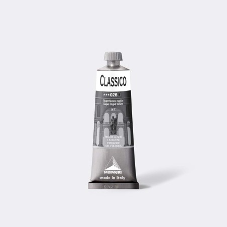 1 - TEMPERA OLIO MAIMERI CLASSICO 60ml SUPERBIANCO RAPIDO M0306026