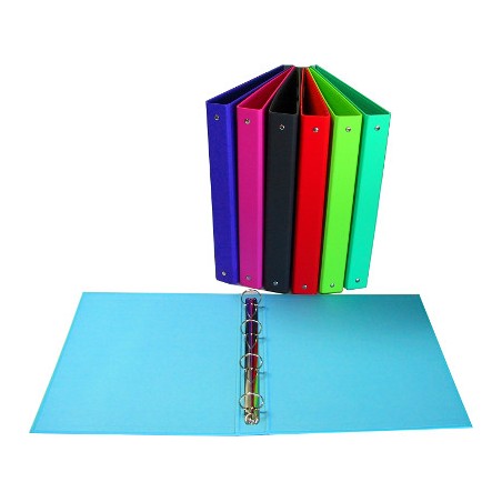 1 - O.P. Raccoglitore a 4 anelli D. 30 cm, PP soft touch verde