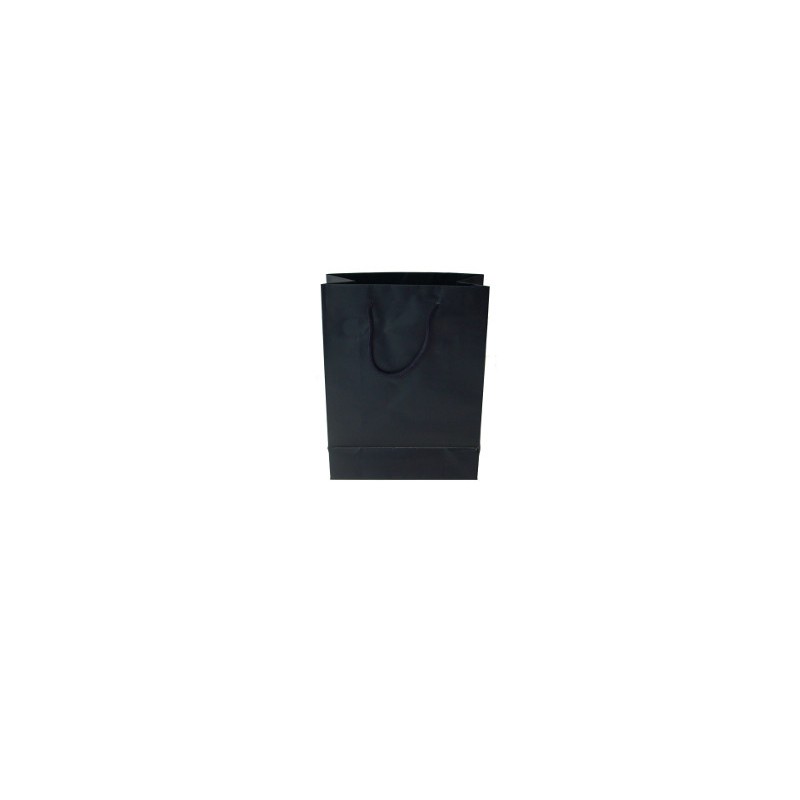 SHOPPER Buste in Carta Tinta Unita Colore Blu 22x10x29 Pezzi 12