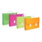 Valigetta Portadisegni in PVC Colori Florescenti e Divisorio Interno 28X39X5,5 01/424