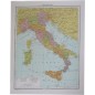 25 pezzi Carta geografica Italia plastificata 25x35