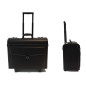 VALIGIA Trolley Con Manico Regolabile e Ruote Colore Nero E0835