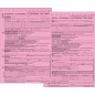 Dichiarazione provenienza animali -25 pezzi modello rosa Edipro - E2882N
