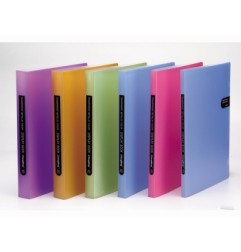 1 - Portalistino copertina morbida metallic bicolor assortiti A4 60 bustine