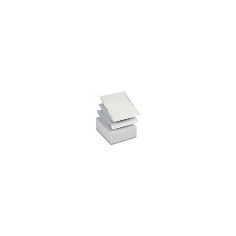 SABACART Carta a modulo continuo CB 3 Copie 25cm x 11 Bianco (Conf.750 fogli) TRIPLO/750"