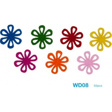 1 - ACCESSORI CREATIVITY FIORE LEGNO WD08