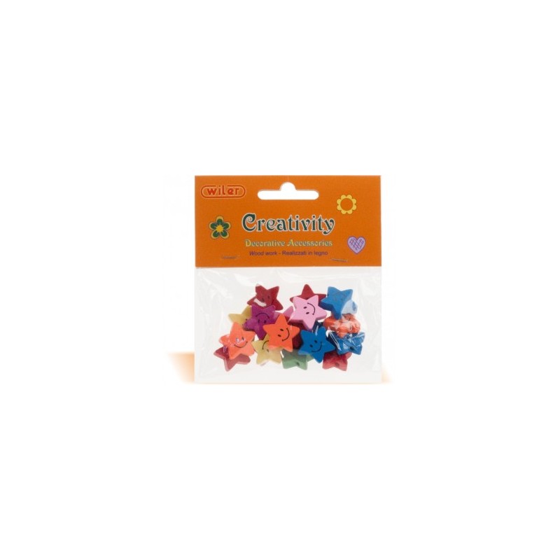 ACCESSORI CREATIVITY STELLA SMILE IN LEGNO WD10