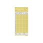 100 schede orologio mensile colore giallo 22x10 Edipro - E3866 100 schede orologio mensile colore giallo 22x10 Edipro - E3866