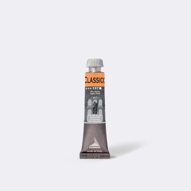 Maimeri Classico colore a olio extrafine Oro chiaro 20 ml M0302137 Maimeri Classico colore a olio extrafine Oro chiaro 20 ml M0302137