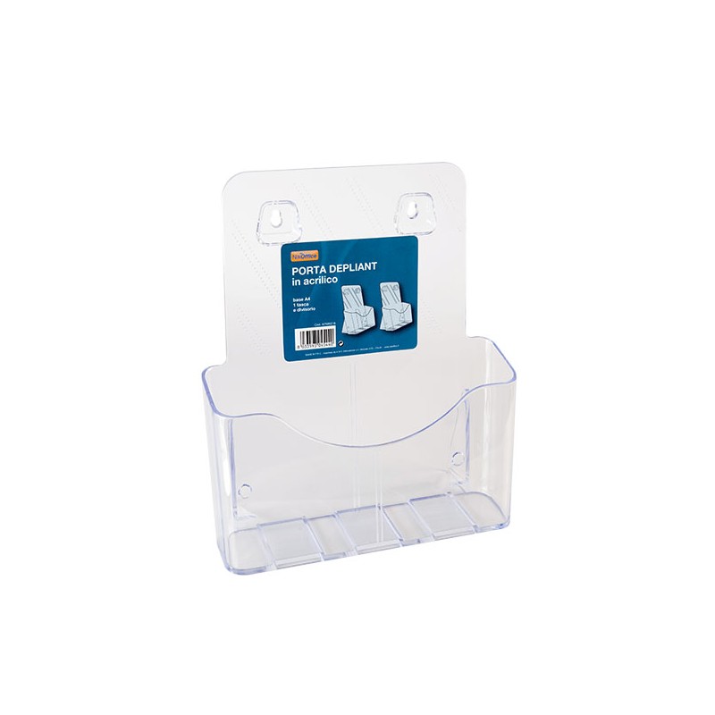 NIKOFFICE Portadepliants da Banco/Parete A4 in Plastica 47/016 NIKOFFICE Portadepliants da Banco/Parete A4 in Plastica 47/016