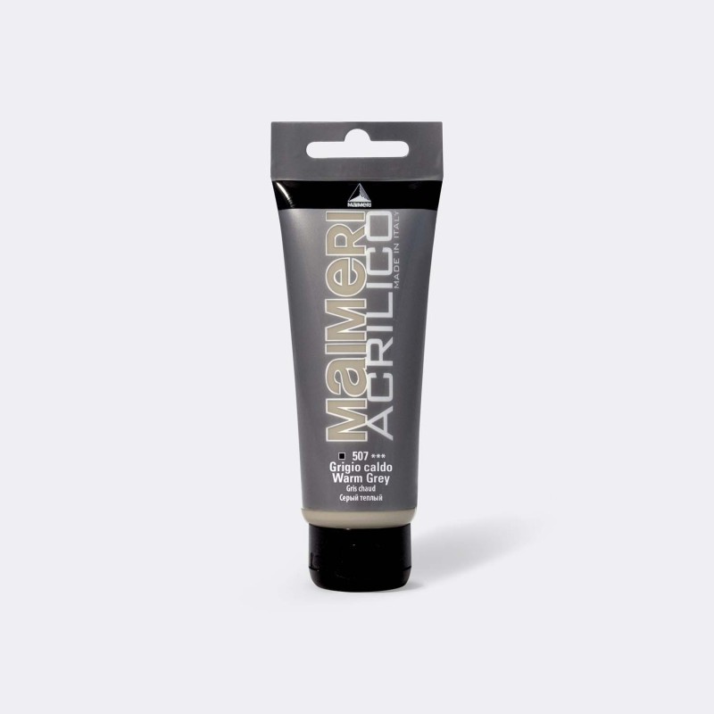 Maimeri Acrilico colore acrilico Grigio caldo 75 ml M0916507 Maimeri Acrilico colore acrilico Grigio caldo 75 ml M0916507