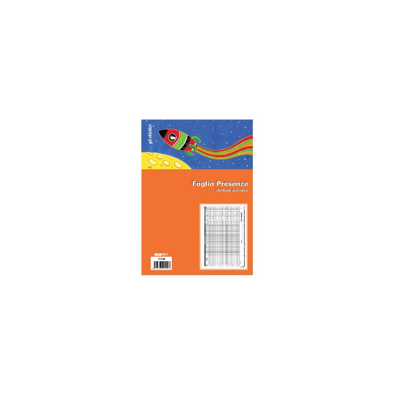 EDIPRO Blocco presenze mensili 50x2 autoricalcante numerato E5149CN EDIPRO Blocco presenze mensili 50x2 autoricalcante numerato E5149CN