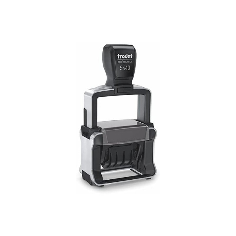 TRODAT Timbro Datario Auroinchiostrante PRINTY 5440 con piastra 49x28mm, colore Nero TRODAT Timbro Datario Auroinchiostrante PRINTY 5440 con piastra 49x28mm, colore Nero