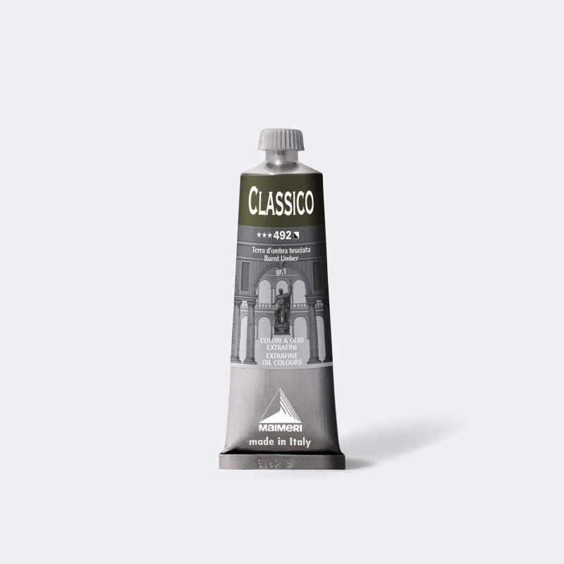 Maimeri Classico colore a olio extrafine Terra d'ombra bruciata 60 ml M0306492