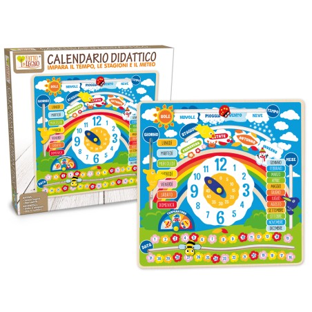 1 - TEOREMA FATTO DI LEGNO - CALENDARIO DIDATTICO IN LEGNO 40518