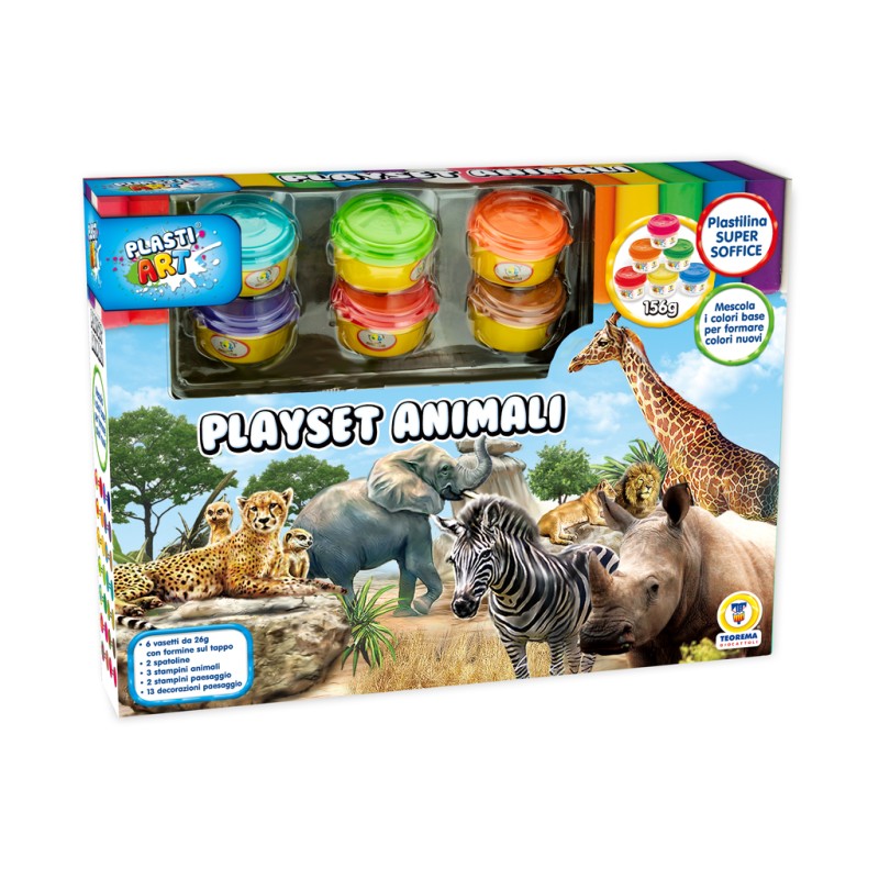 TEOREMA PLASTIART - SET SAVANA 6 VASETTI 26 GR 66813 TEOREMA PLASTIART - SET SAVANA 6 VASETTI 26 GR 66813