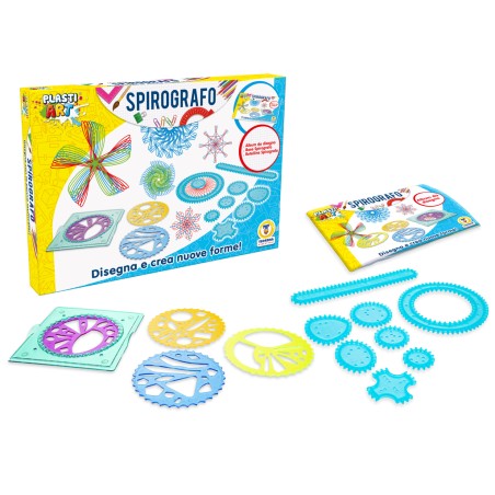 1 - TEOREMA PLASTIART - SPIROGRAFO E STENCIL  67387