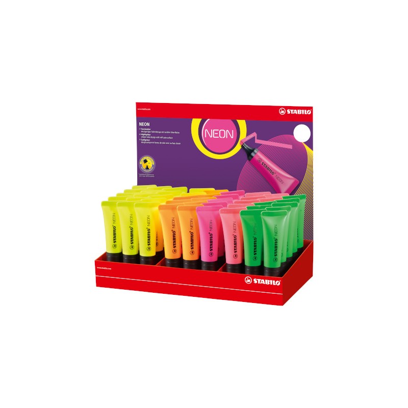 Evidenziatori Stabilo Neon 45 pz 72/45-1 Evidenziatori Stabilo Neon 45 pz 72/45-1